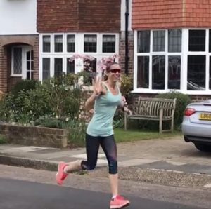 Cat Allen running